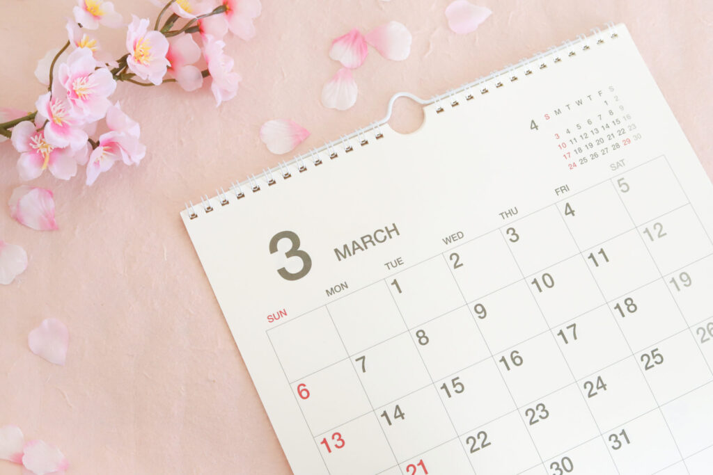 3月 自律神経 女性ホルモン